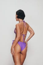 "Sugar Rush" hand embroidered Bikini Bottom view 2