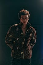 "Aspen" quilted jacket- Chocolate brown view 3