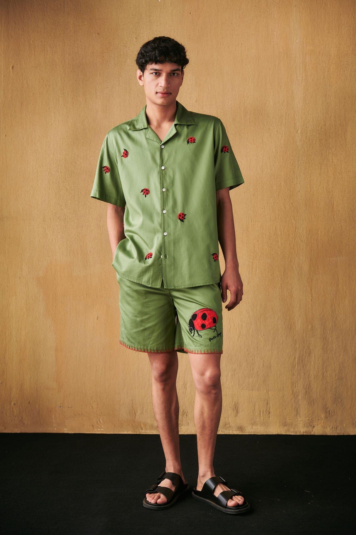 Ladybug beadwork shirt - image 3