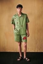 Ladybug beadwork shirt view 3