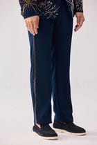 Tuxedo pants- Navy Blue view 1