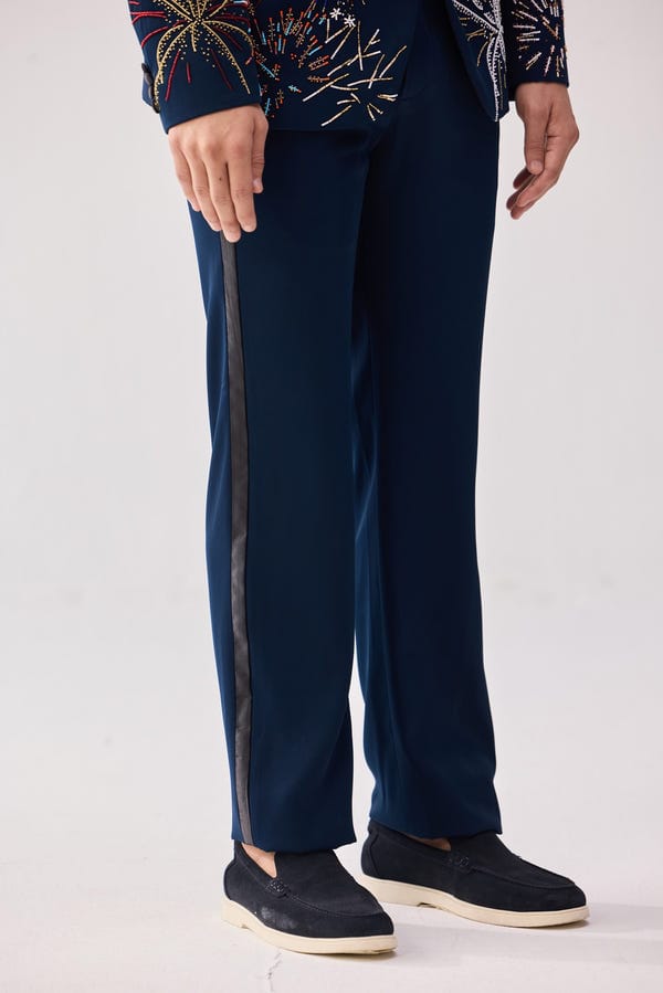 Perte D'ego — Tuxedo pants- Navy Blue