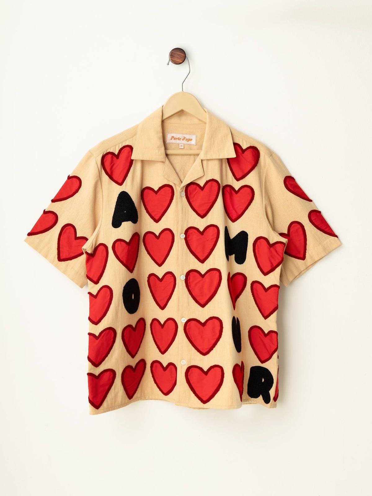 "Amour" hand appliqué shirt - image 1