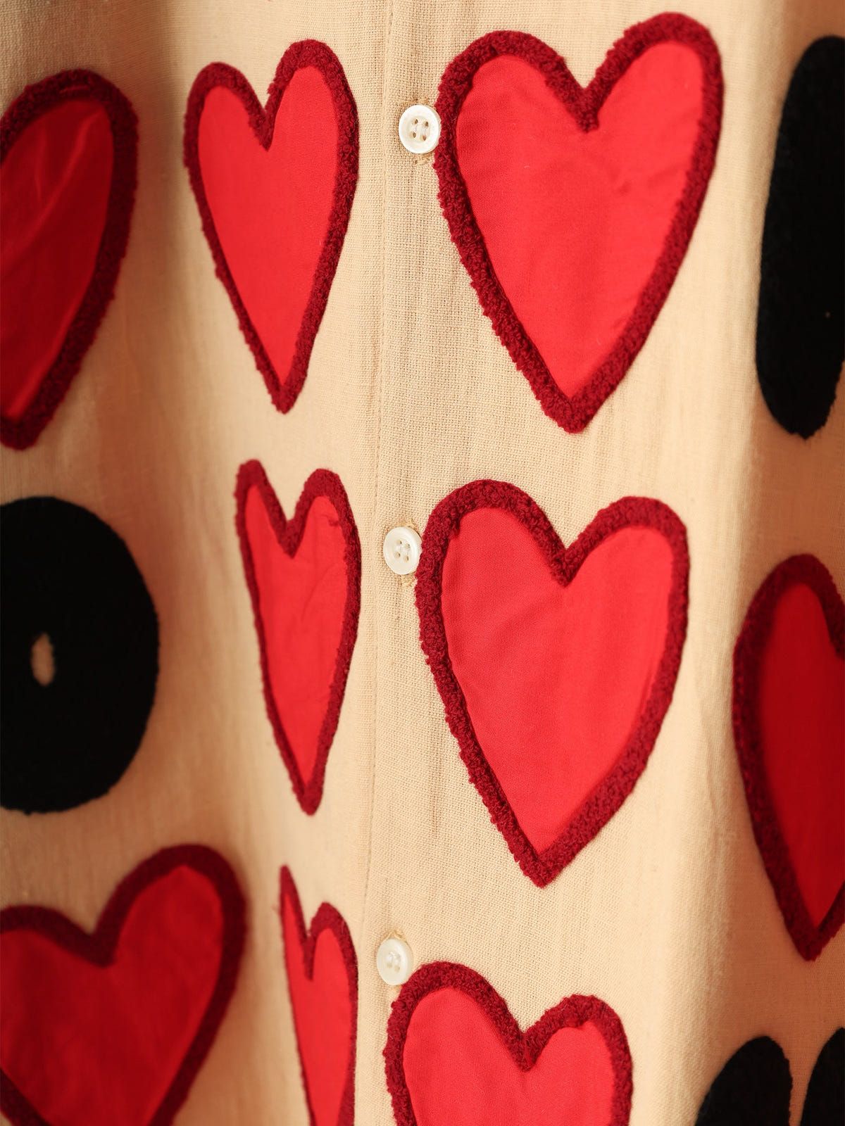 "Amour" hand appliqué shirt - image 2