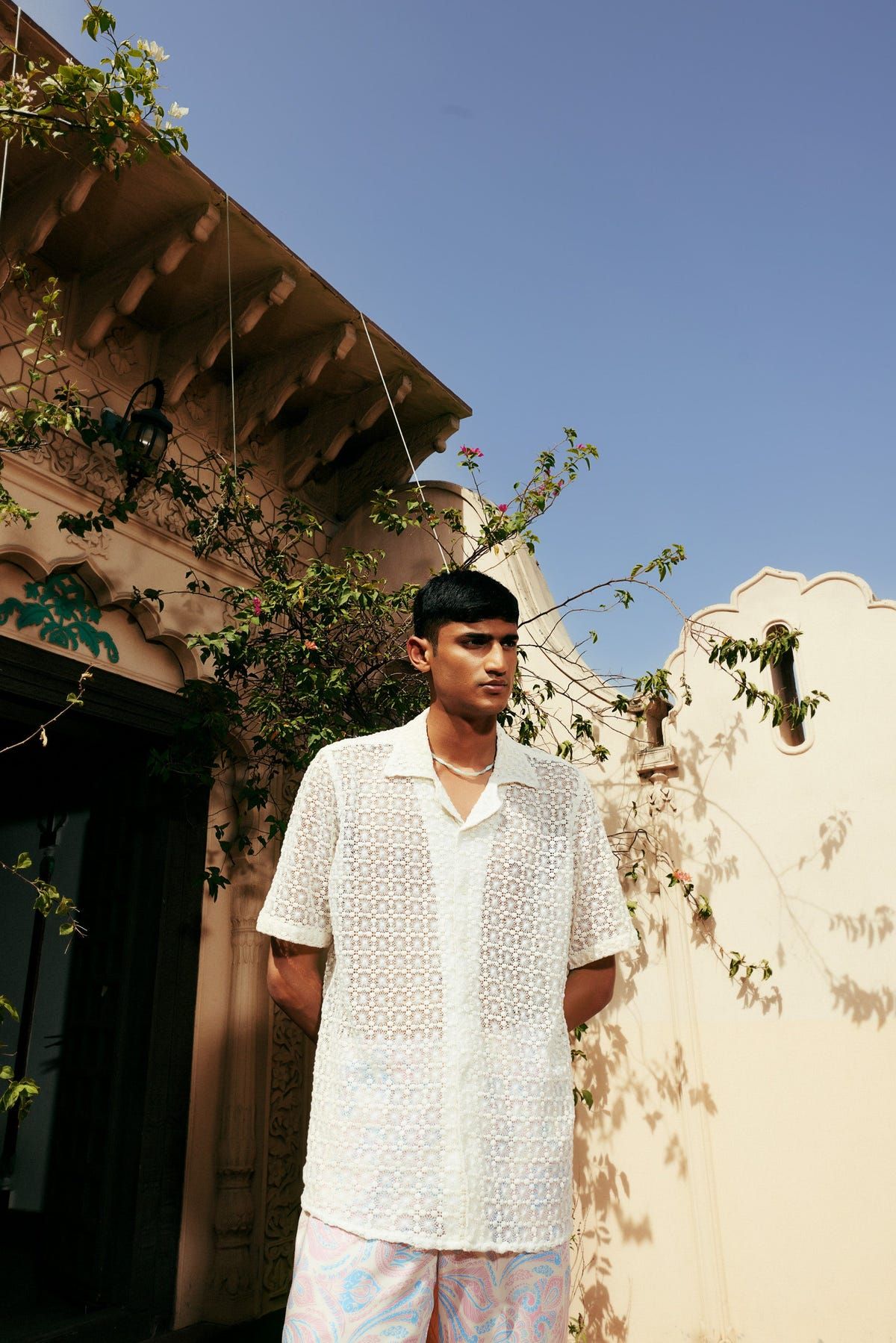 Floral jaal Lace shirt - image 2