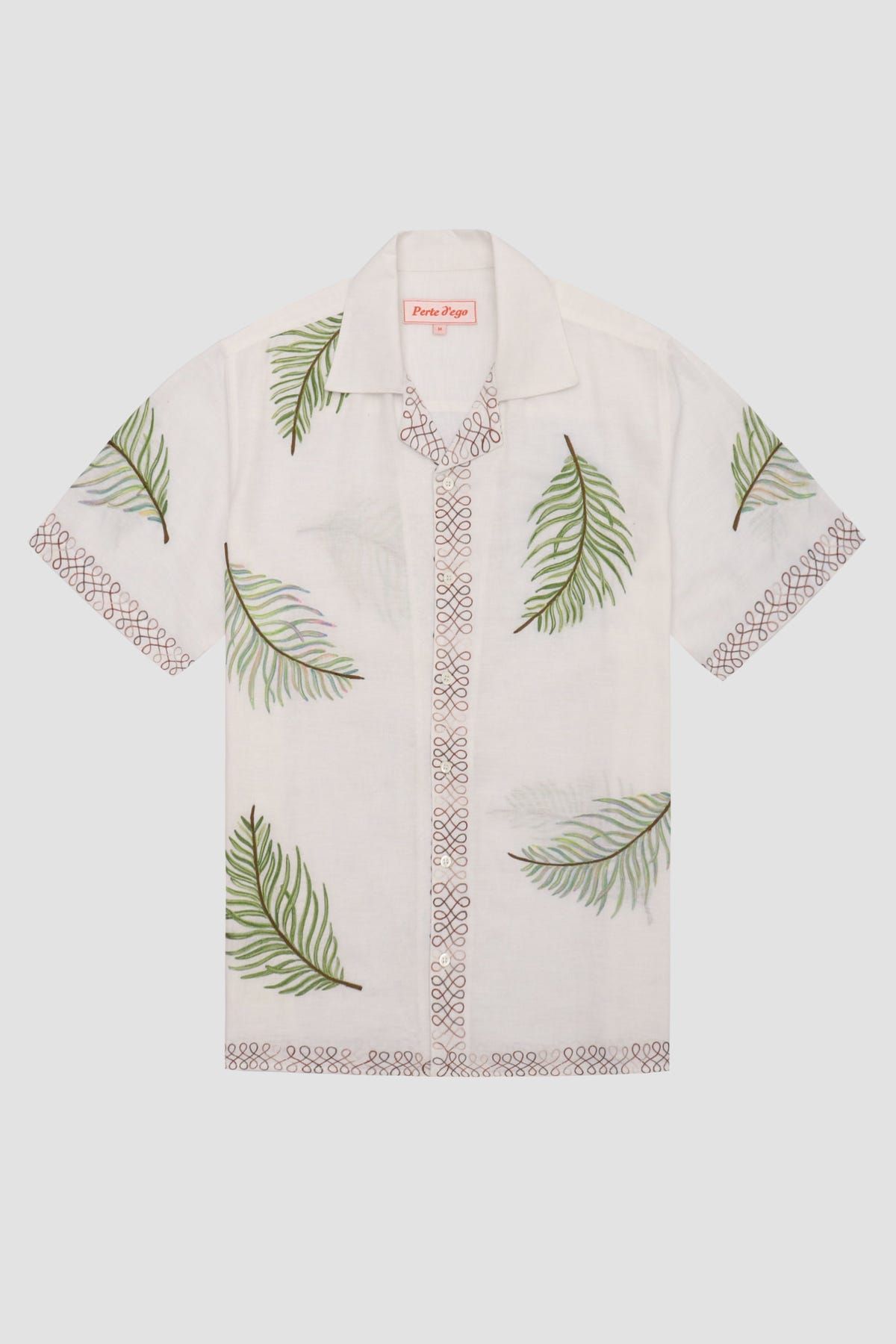 "Le Palm" embroidered Shirt - image 4