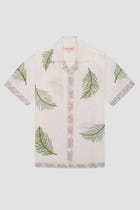 "Le Palm" embroidered Shirt view 4