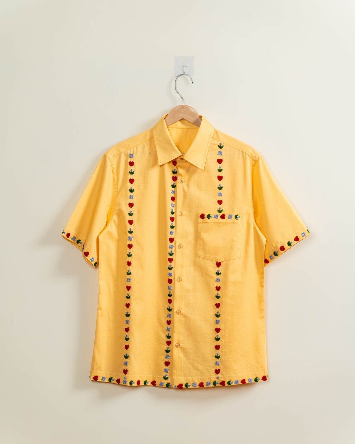 "Love stripes" beadwork shirt - image 1