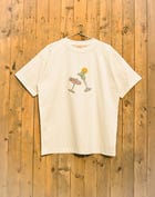 "Happy Hour" hand embroidered T-Shirt view 1