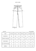 Hand embroidered straight fit denim pants view 7