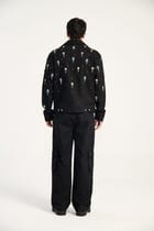 "Midnight in Miami" hand embroidered jacket view 5