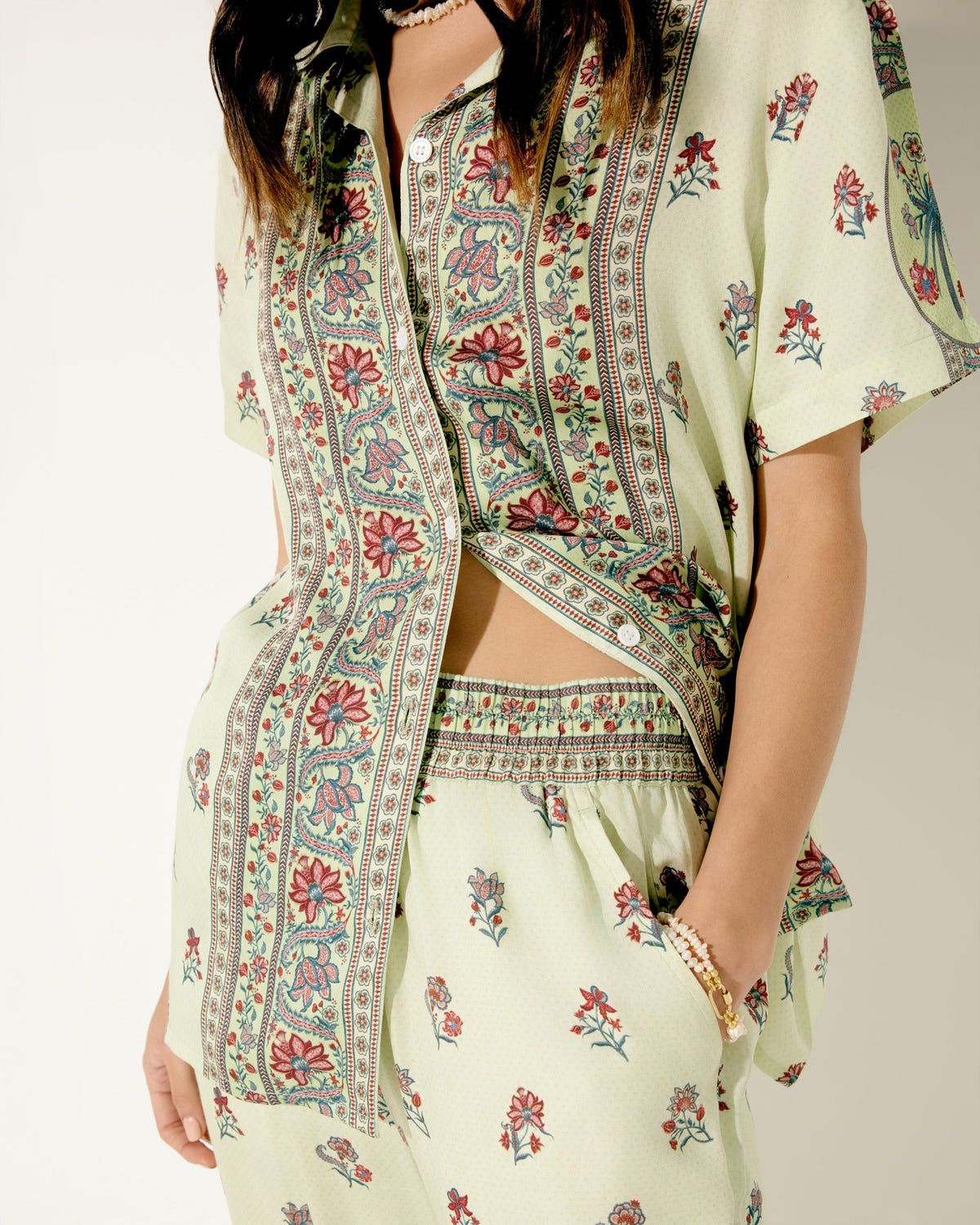 Pistachio Green printed Shirt - image 2