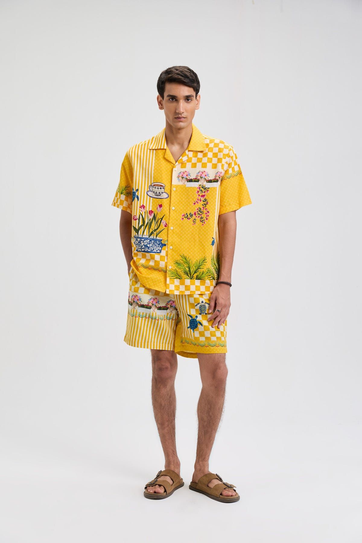 Sol Garden Printed Shorts - image 1