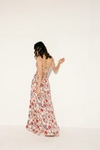 "Le Tuscany" Pleated Cowl Aline Dress view 3