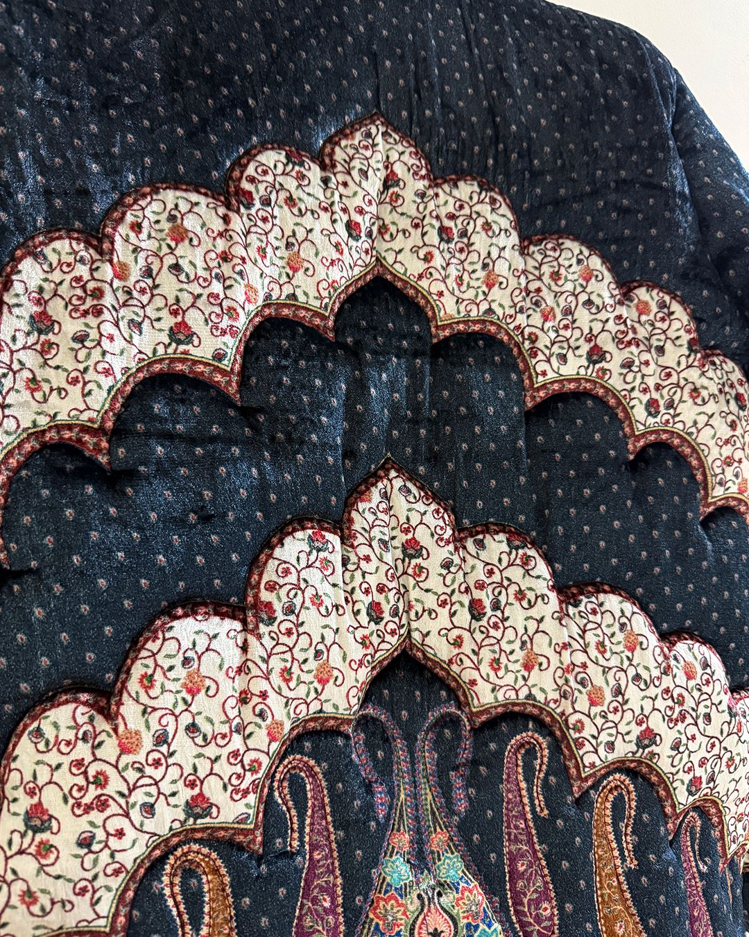 "Midnight paisley" quilted jacket - image 2