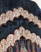 "Midnight paisley" quilted jacket view 2
