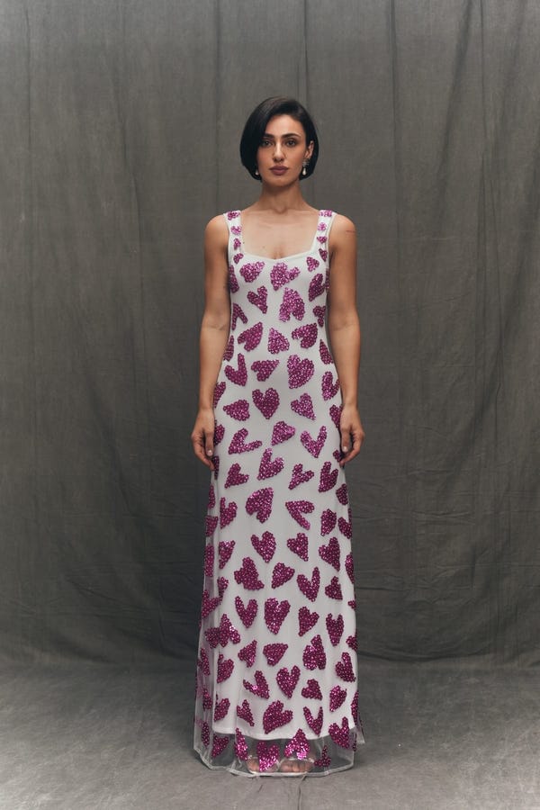 Perte D'ego — "Save the last dance" hand embroidered dress
