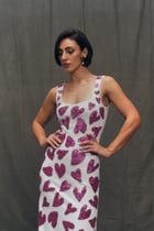 "Save the last dance" hand embroidered dress view 3