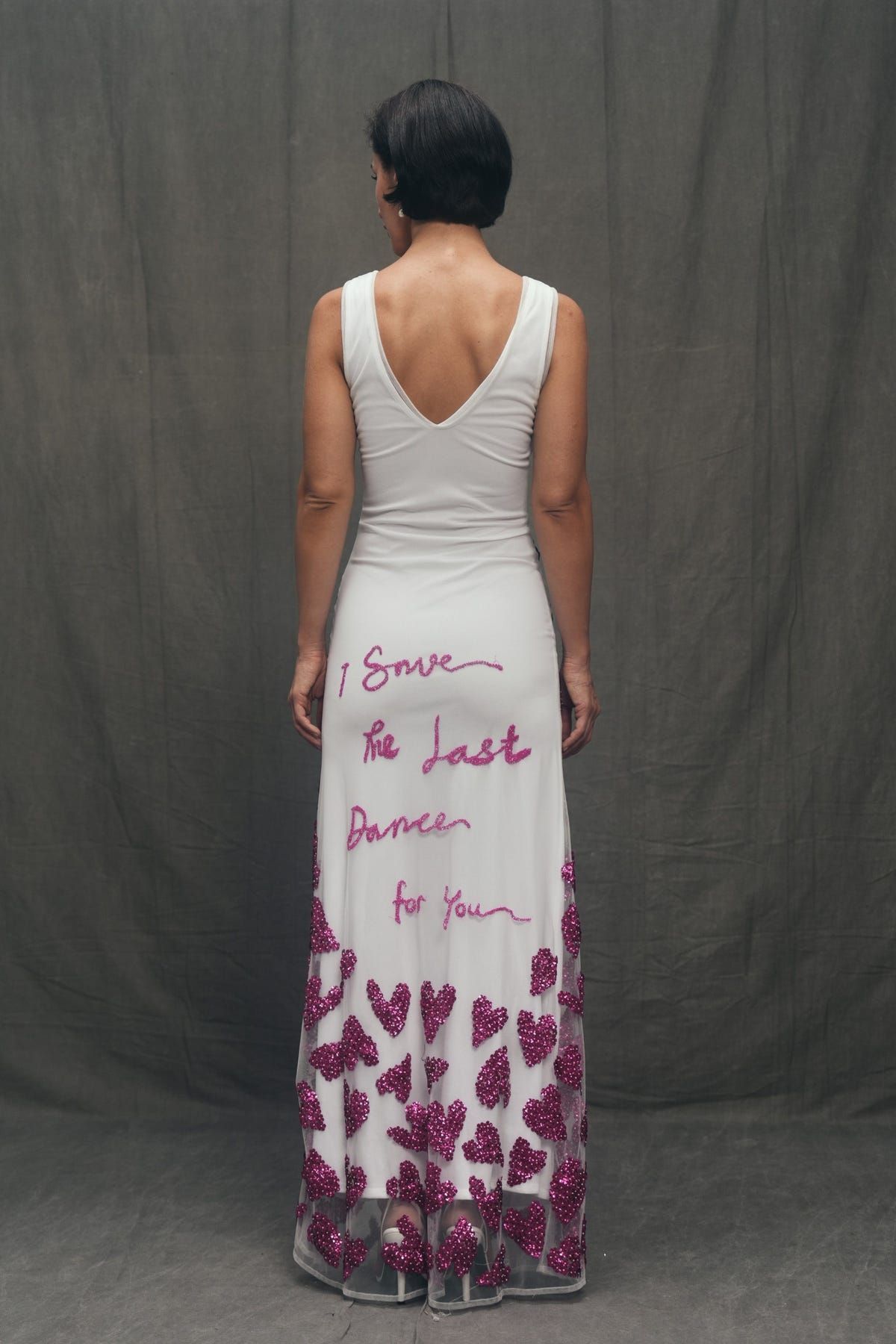 "Save the last dance" hand embroidered dress - image 4