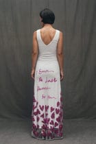 "Save the last dance" hand embroidered dress view 4