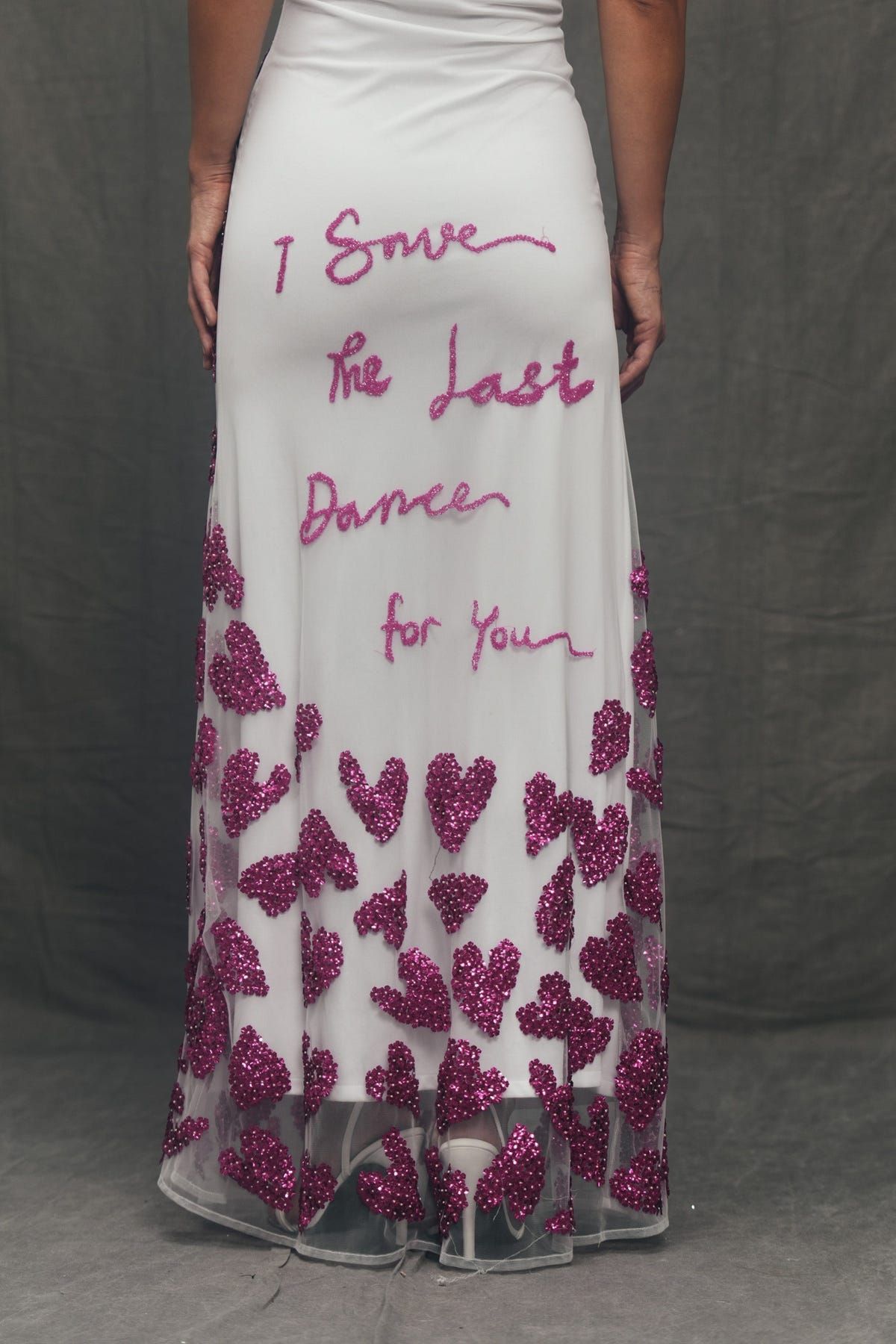 "Save the last dance" hand embroidered dress - image 5