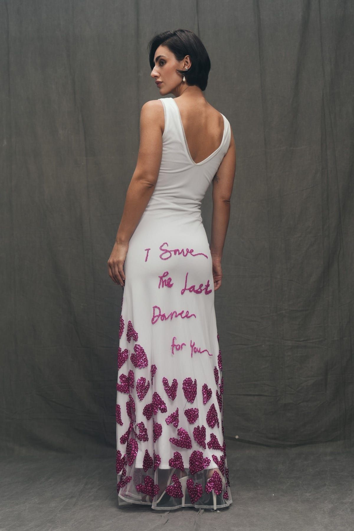 "Save the last dance" hand embroidered dress - image 6