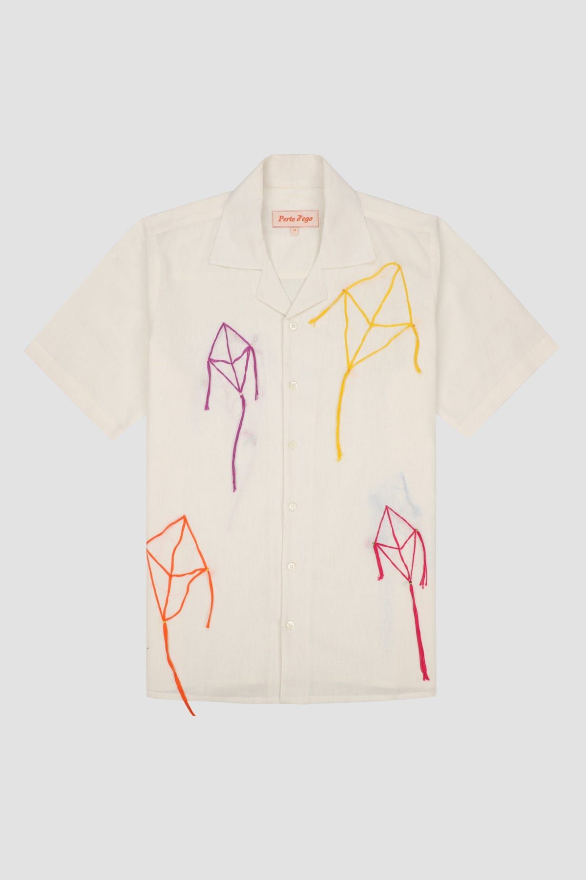 Hand embroidered Kites Shirt - image 2