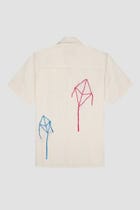 Hand embroidered Kites Shirt view 4