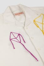 Hand embroidered Kites Shirt view 5