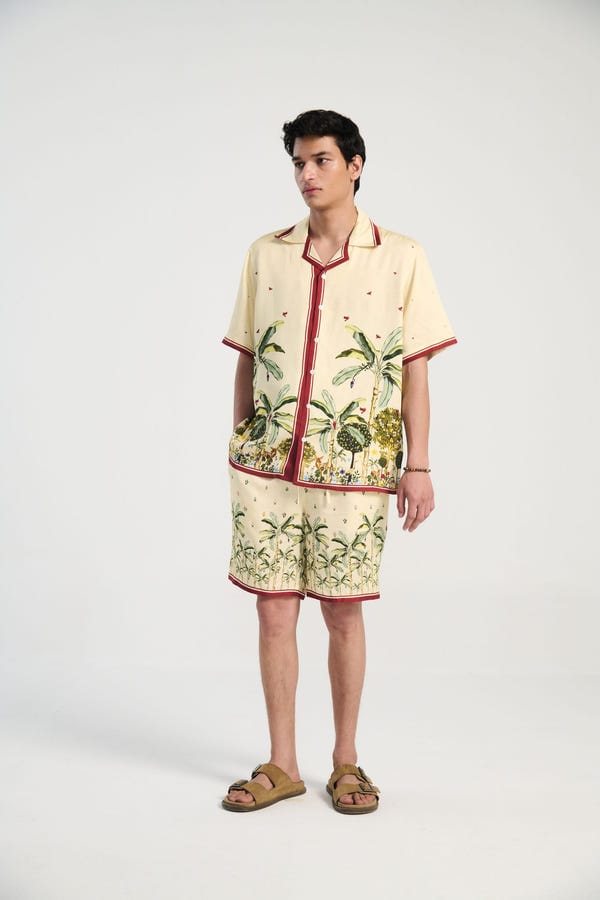 Perte D'ego — "Palm forest" lounge shorts