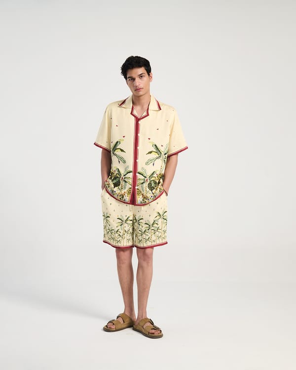 Perte D'ego — "Palm forest" lounge shorts