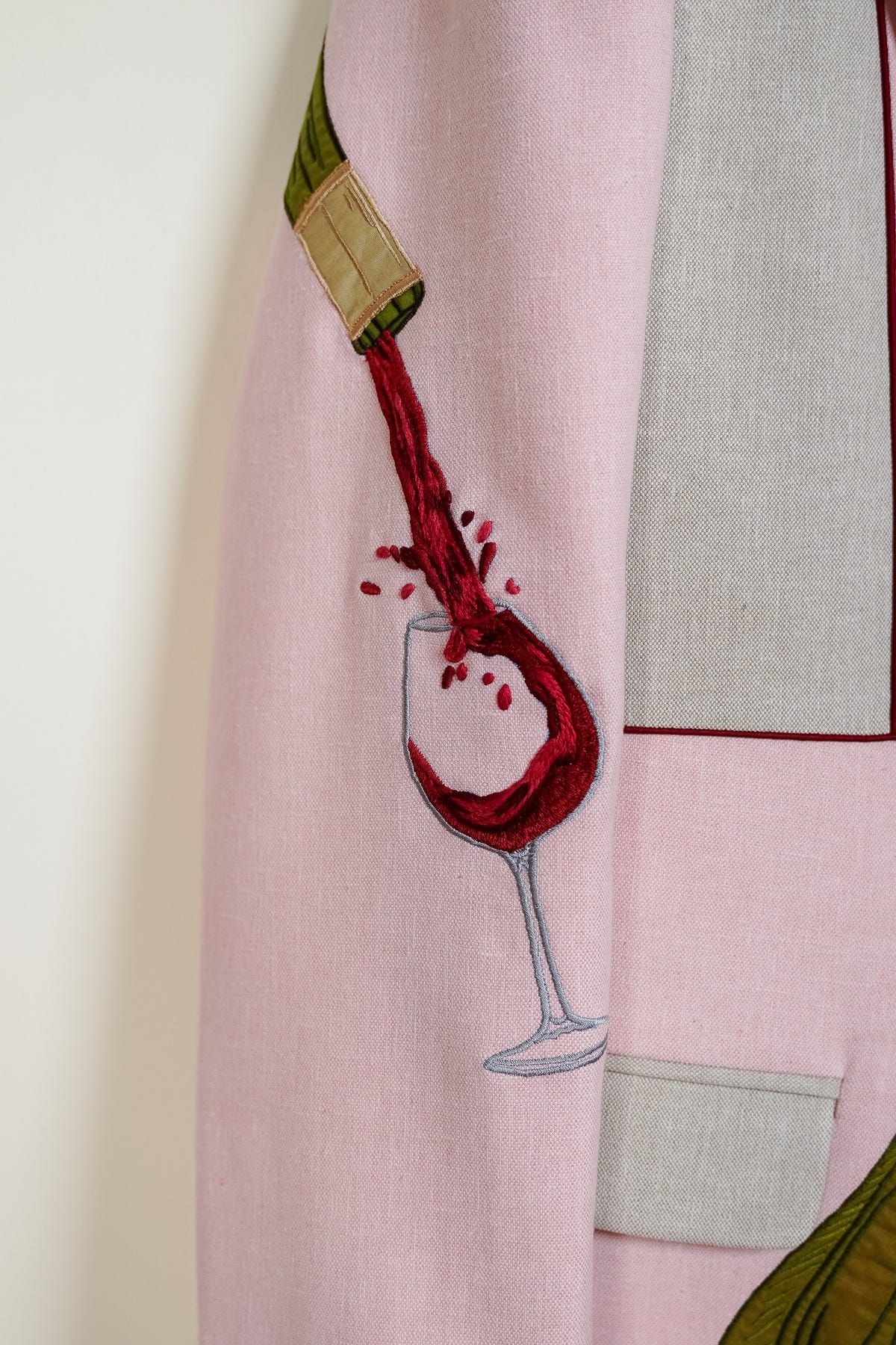“Le Château” hand embroidered blazer - image 2