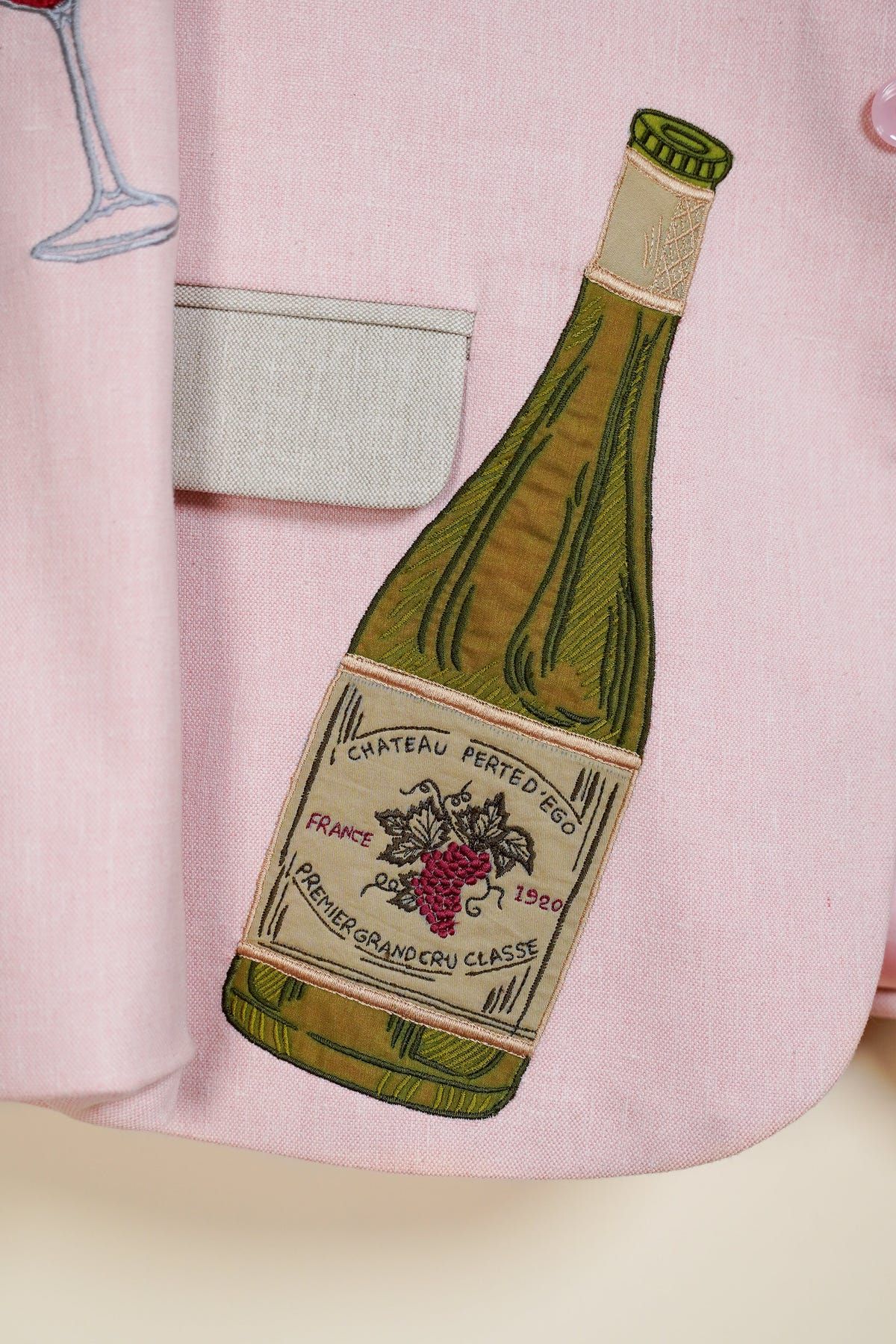 “Le Château” hand embroidered blazer - image 3