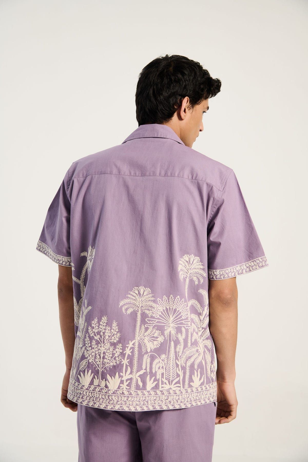 "Palm paradise" embroidered shirt - image 5