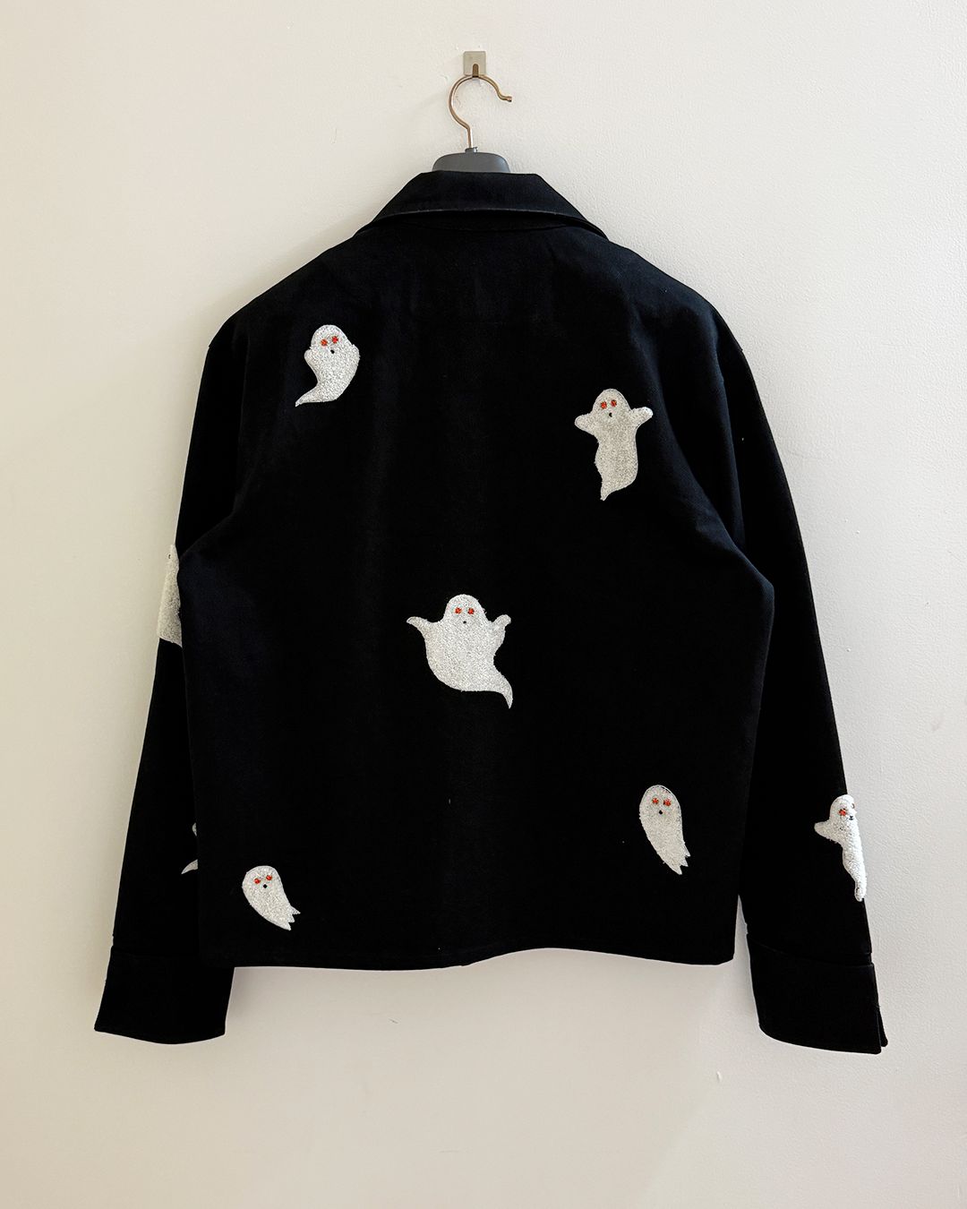 Ghostly whispers hand embroidered overshirt - image 3