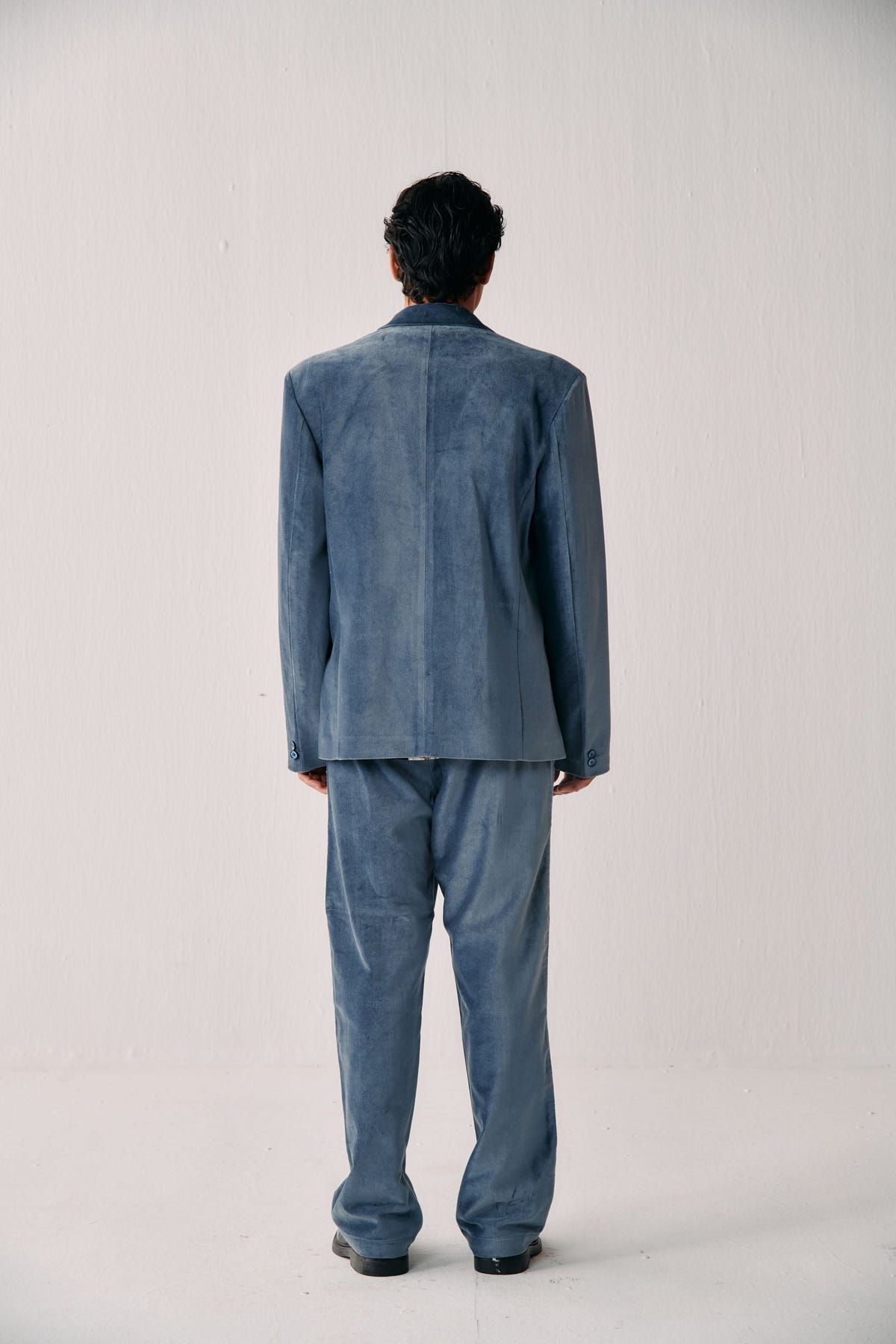 Ice blue velvet lounge pants - image 2