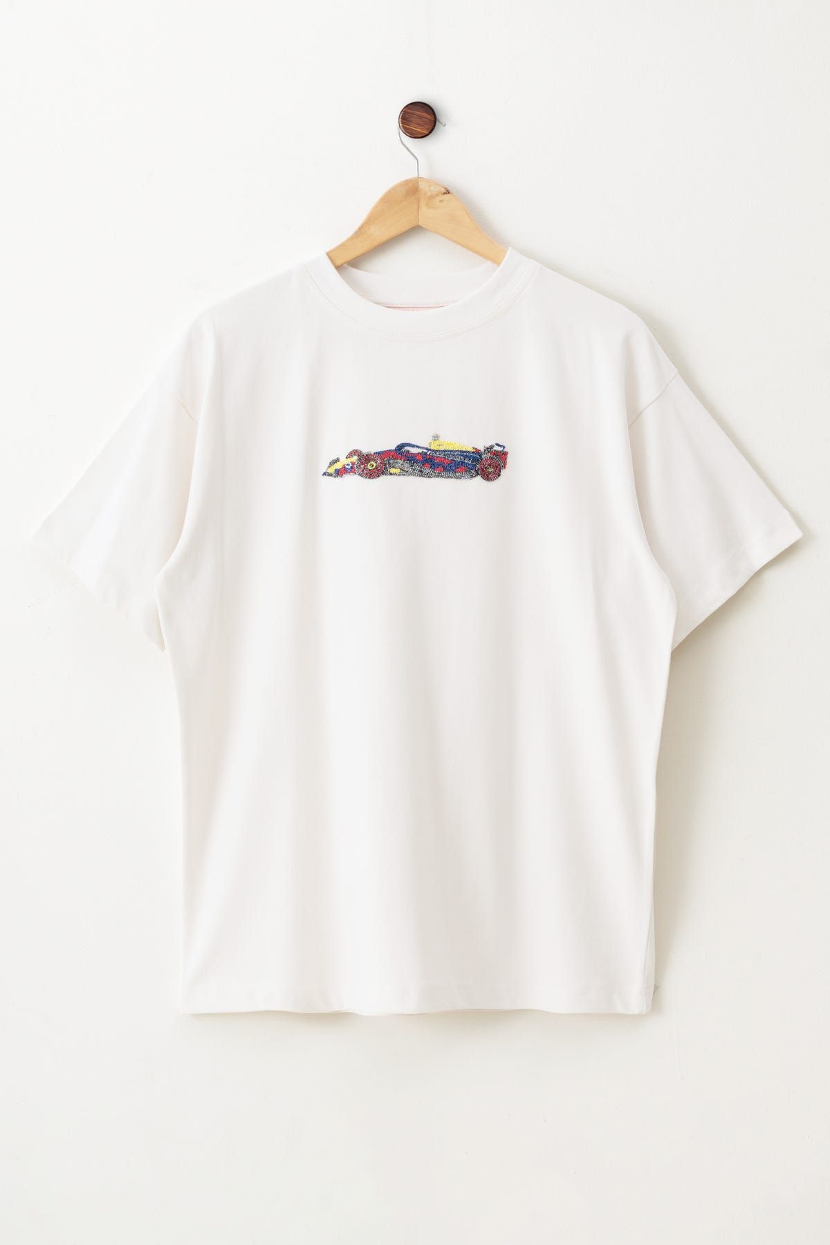 "Grand Prix" hand embroidered T-Shirt - image 1
