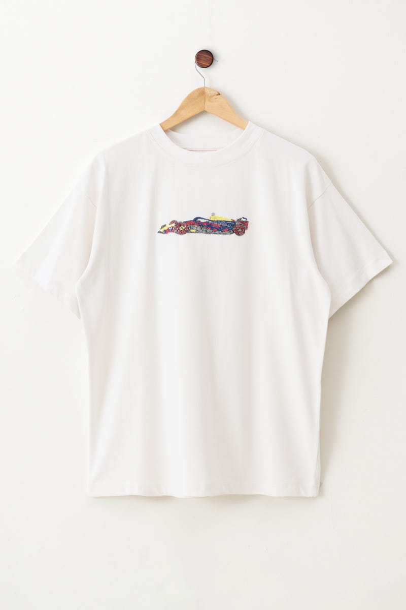 "Grand Prix" hand embroidered T-Shirt