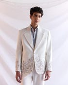 "Le Lumière" hand embroidered blazer view 1