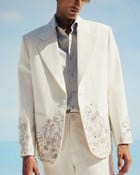 "Le Lumière" hand embroidered blazer view 2