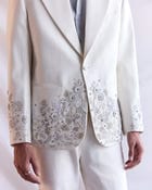 "Le Lumière" hand embroidered blazer view 6