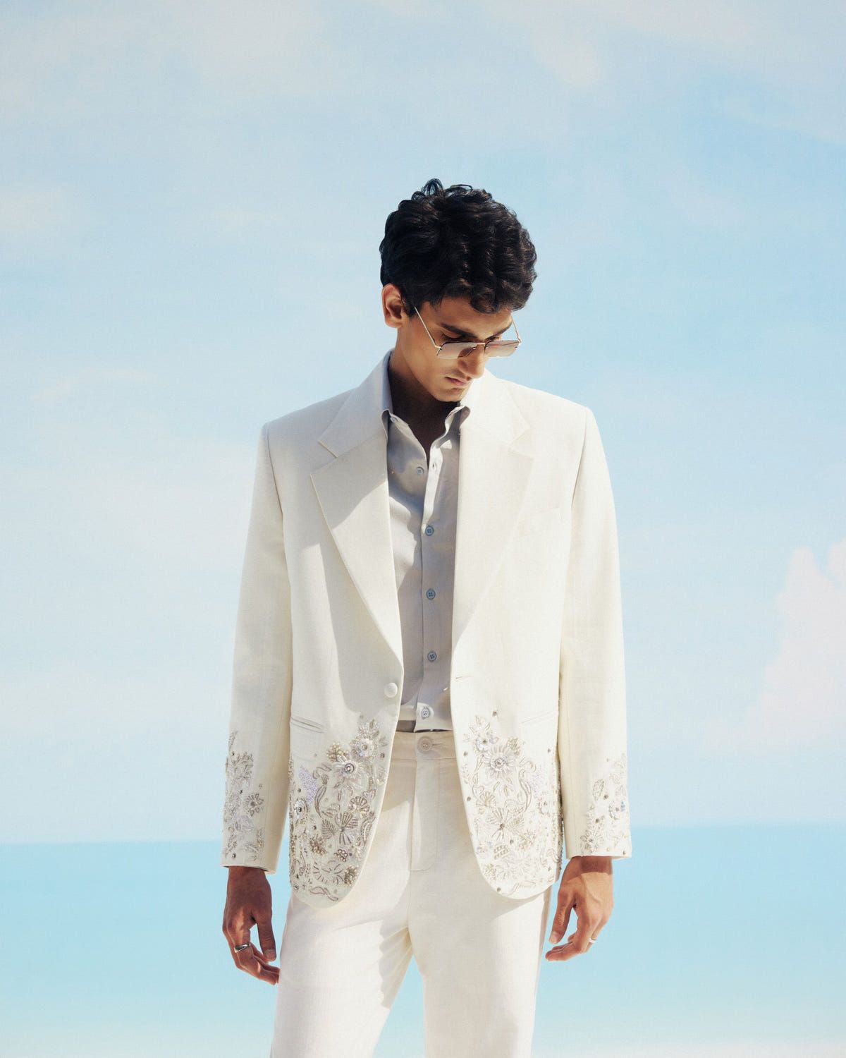"Le Lumière" hand embroidered blazer - image 10