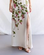 "Through the grapevine" Pleated Cowl Aline Dress view 3
