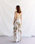 "Through the grapevine" Pleated Cowl Aline Dress view 4