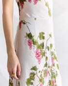 "Through the grapevine" Pleated Cowl Aline Dress view 5