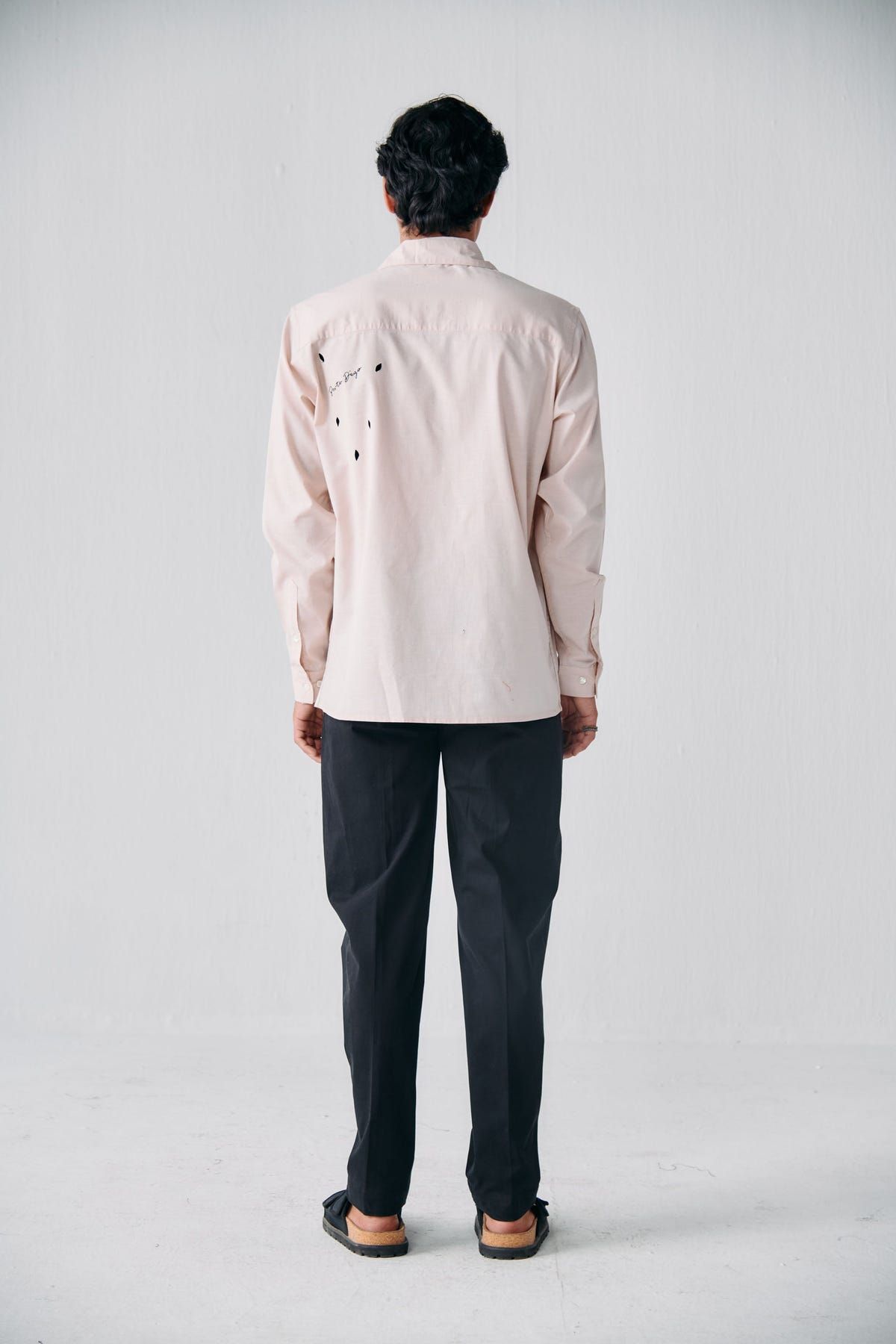 "A fall evening" appliqué shirt - image 3