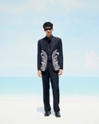Midnight Bloom hand embroidered Blazer view 7