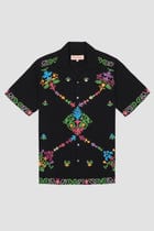 "Gulmarg" embroidered shirt view 1