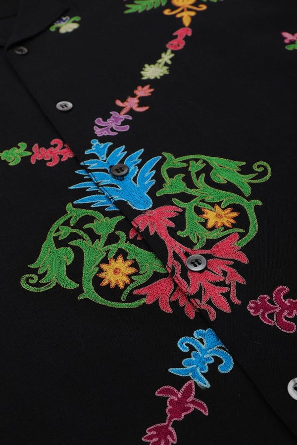 Perte D'ego — "Gulmarg" embroidered shirt
