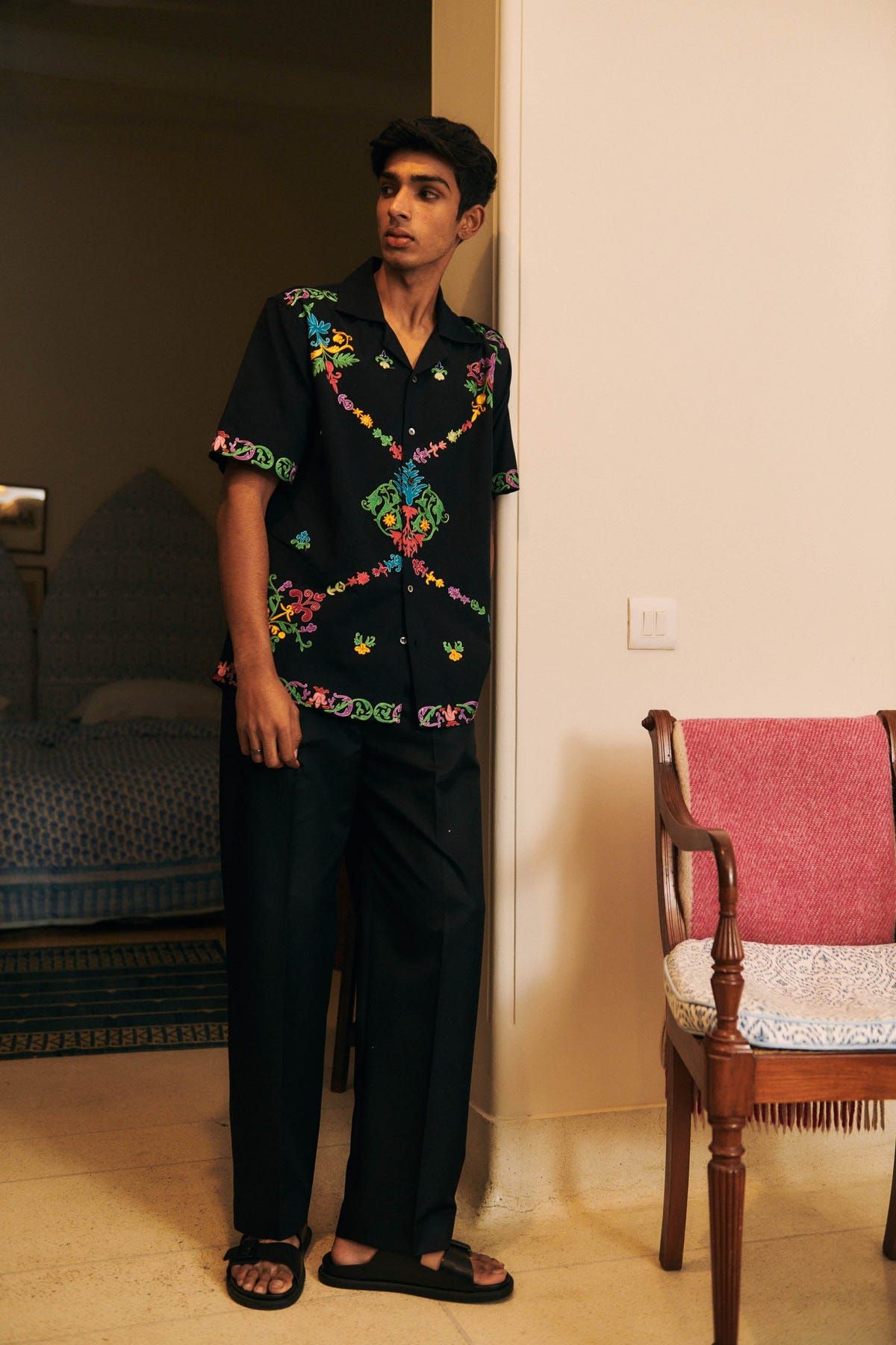 "Gulmarg" embroidered shirt - image 4